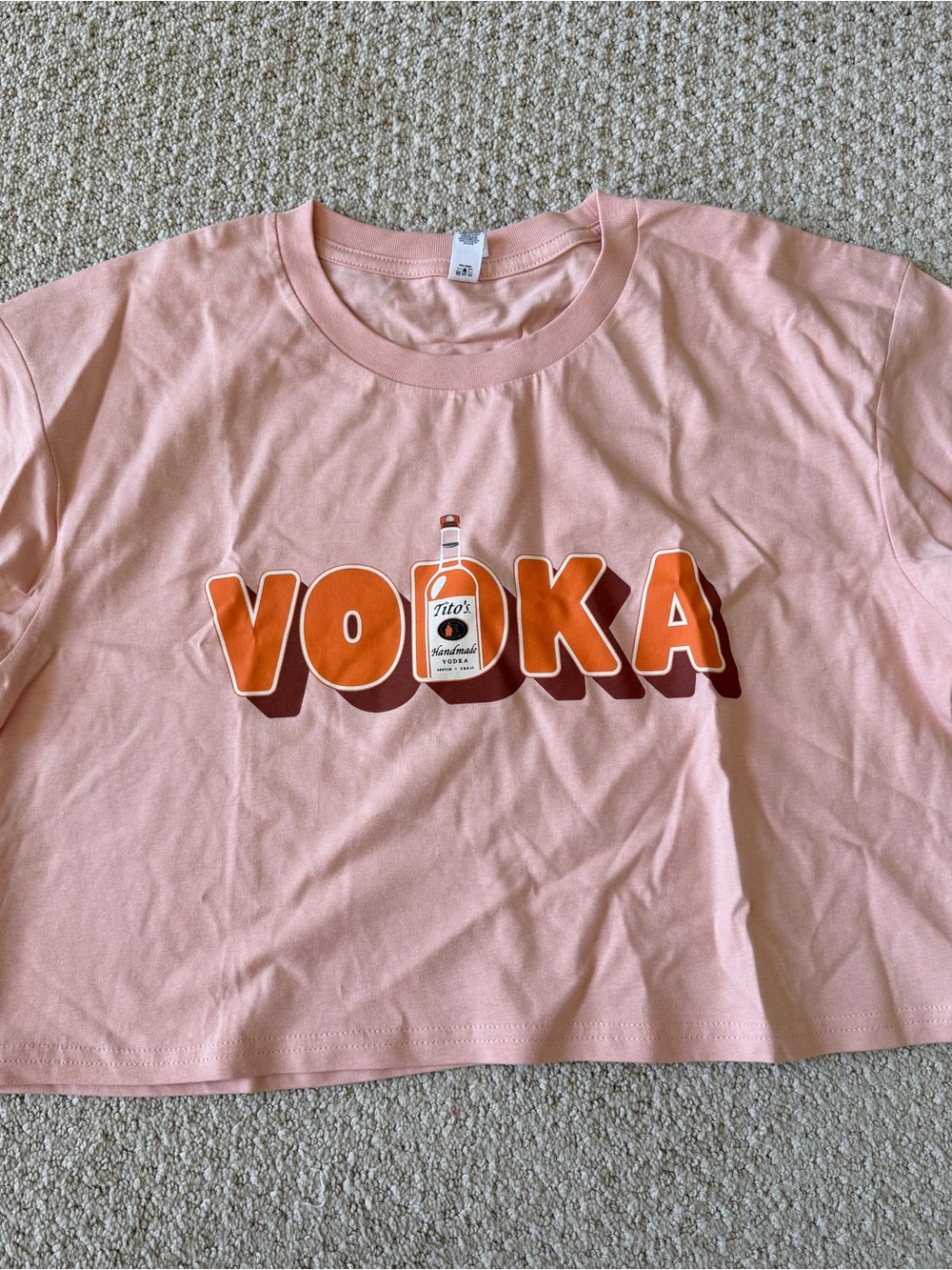 Tito's Vodka Pink Graphic Tee